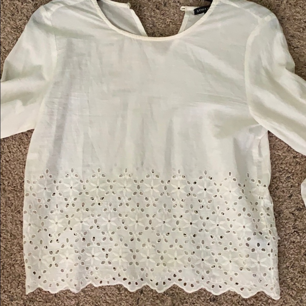white top